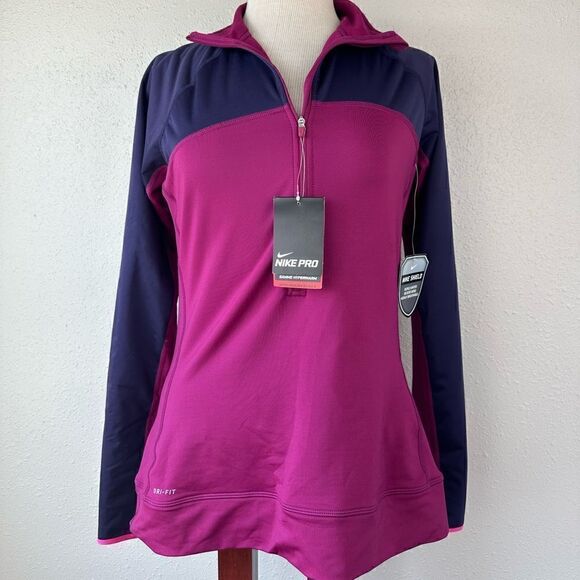 NWT Nike Pro Women’s Quarter Zip - Picture 1 of 7